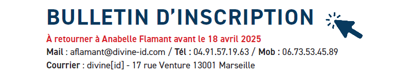 Inscription congrès 2025